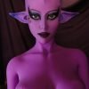 170CM Purple Skin Personality Sex DollOVU37 023 23